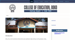 Desktop Screenshot of collegeofeducationboko.org